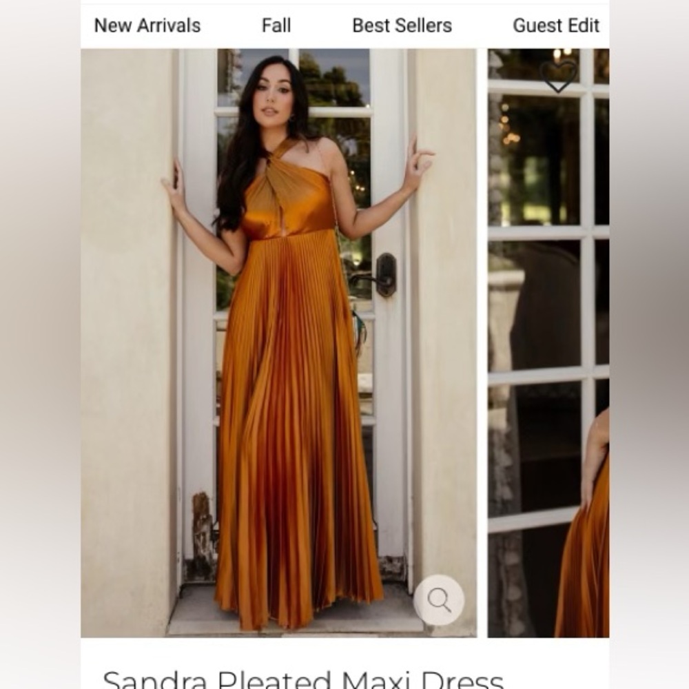 Baltic born copper pleated dress- never worn/ new with tags